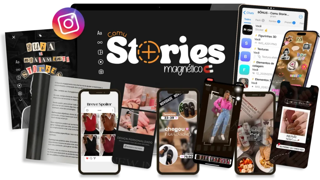 mockup-oferta-comunidade-stories -magnético